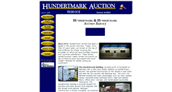 Desktop Screenshot of hundertmarkauction.com
