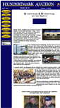 Mobile Screenshot of hundertmarkauction.com