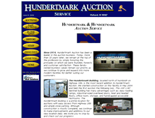 Tablet Screenshot of hundertmarkauction.com